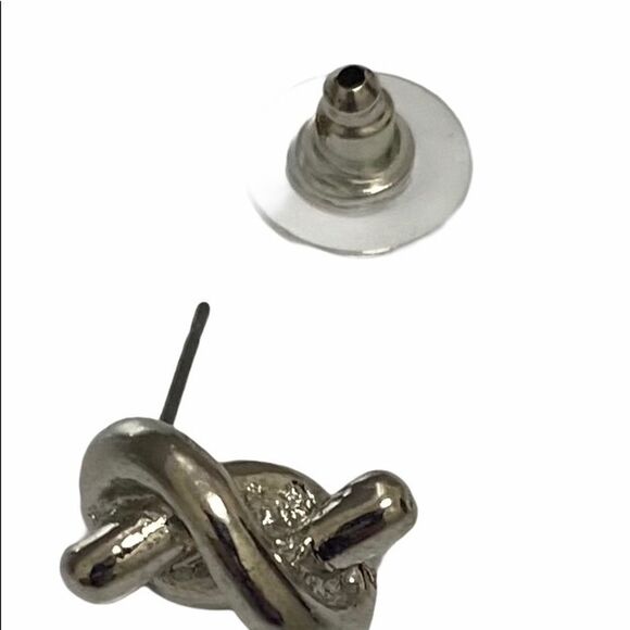 Kate Spade Silver Sailor Knot Studs - Picture 4 of 5